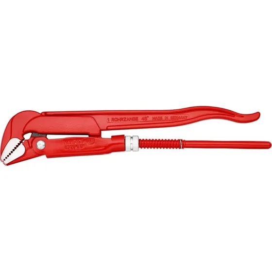 KNIPEX Rohrzange 45° 320 mm rot pulverbeschichtet
