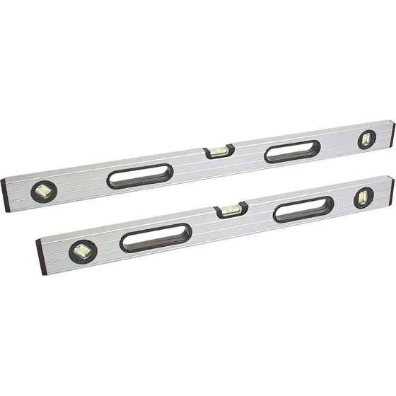 Brüder Mannesmann Wasserwaage 800 mm mit 3 Libellen