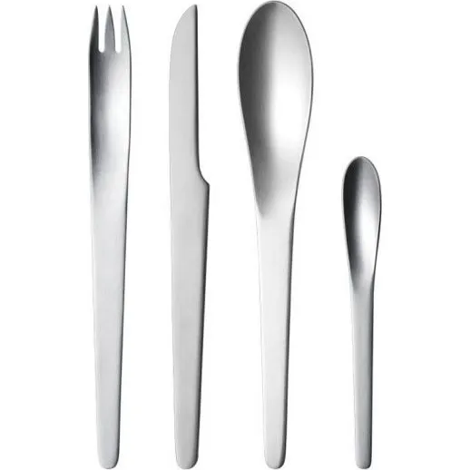 Georg Jensen Arne Jacobsen 4-tlg. Besteckset Edelstahl