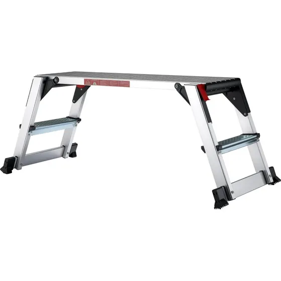 Wiltec Aluminium-Arbeitsplattform 95x30 cm klappbar