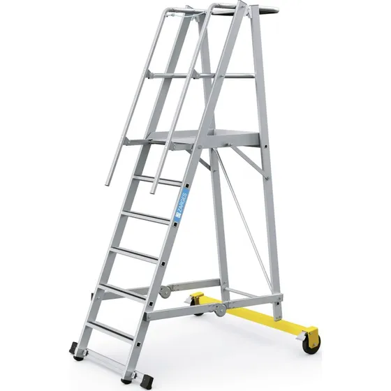 ZARGES ZAP Safemaster Plus S 6-Stufen-Plattformleiter, 1,6 m Plattformhöhe