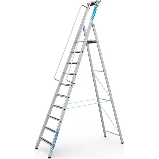 ZARGES Meistertritt S 10 Stufen Stehleiter