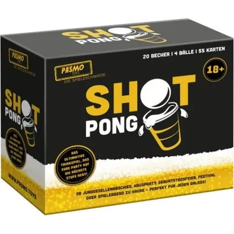 PASMO Shot Pong - Trinkspiel mit 55 Karten