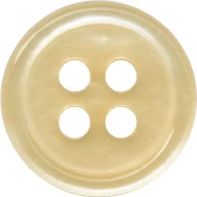 Knopf rund 26 mm dunkelblau 4 Lcher Kunststoff