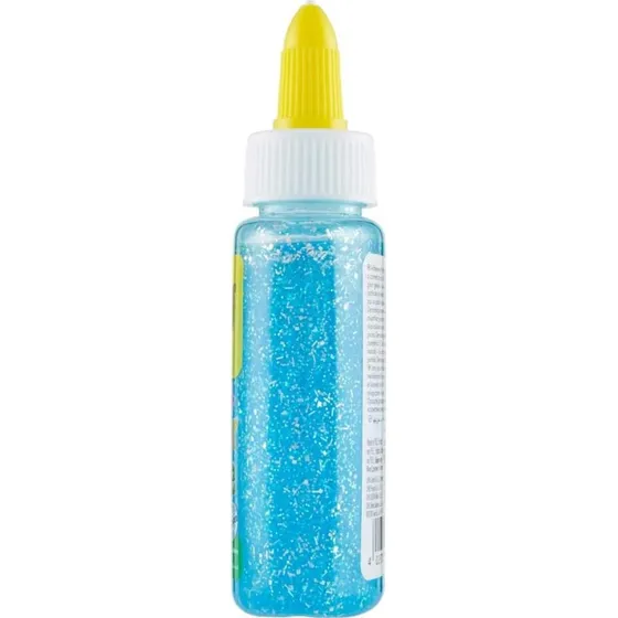 UHU Glitter Kleberflasche hellblau 88,5 ml