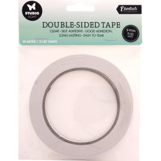 Studio Light Essentials Doppelseitiges Klebeband 9mm (20m)