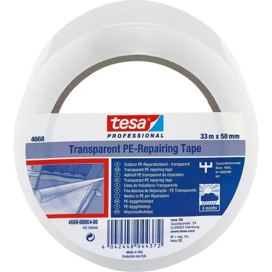 tesa 4668 33m x 50mm Folienband transparent