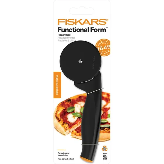 Fiskars Pizzaschneider Functional Form schwarz/orange