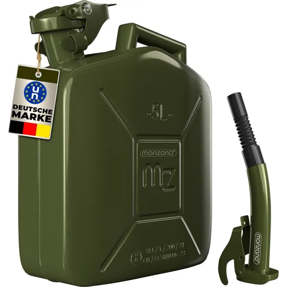 Monzana Metall-Benzinkanister 5L UN-zugelassen