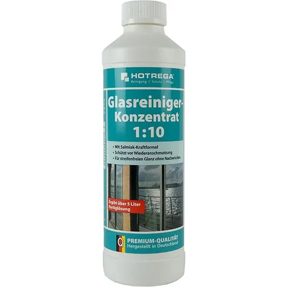 HOTREGA Glasreiniger-Konzentrat 1:10, 500 ml