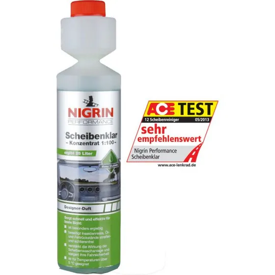 NIGRIN Scheibenklar Konzentrat 1:100, 250 ml