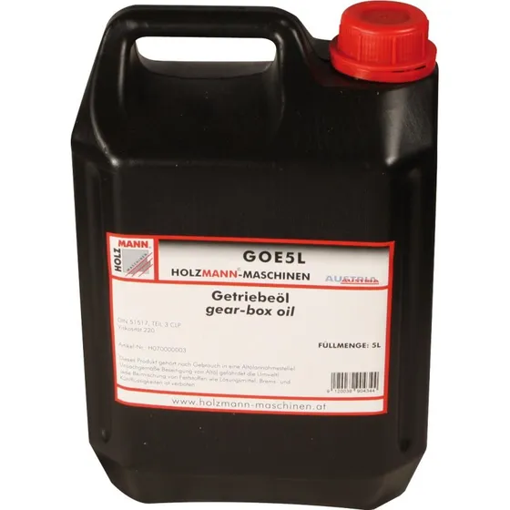 Holzmann Getriebeöl 5L Viskosität 220 GOE5L
