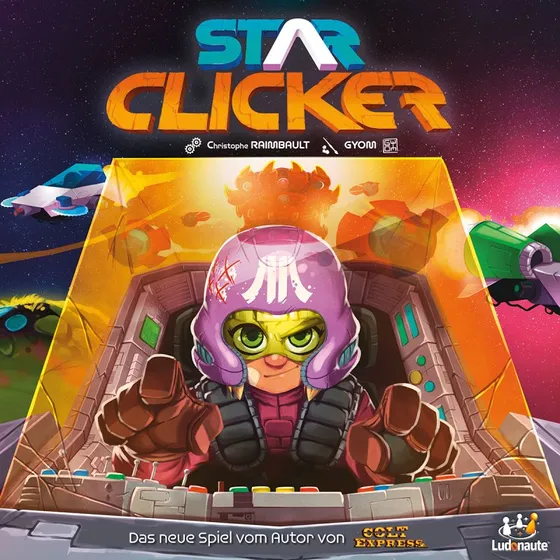 Ludd - Star Clicker (DE) | Kooperatives Familien-Spiel für 2-4 Spieler ab 8 Jahren