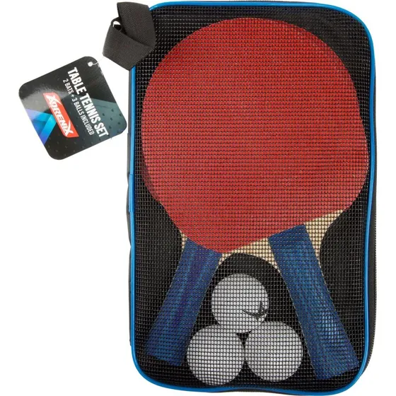 Teddies 5tlg. Tischtennis-Set Schwarz/Rot ab 3 Jahren