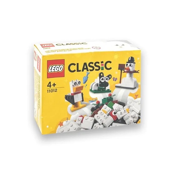 LEGO Classic 11012 Kreativbauset mit weißen Steinen