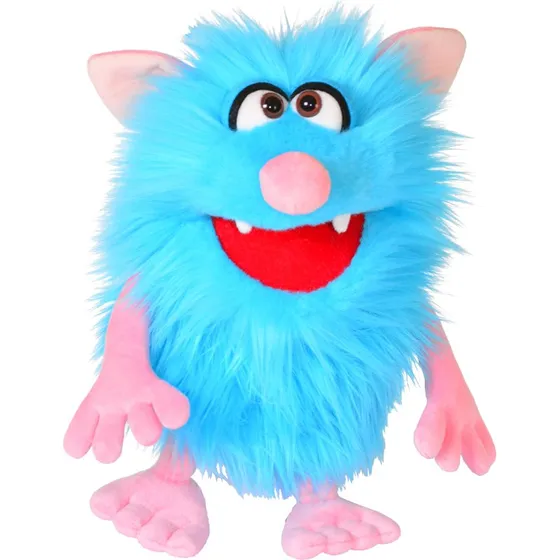 Living Puppets Schorsch hellblau - Handpuppe Monster to go