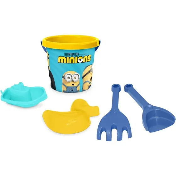 Minions Sandspielzeug-Set 5 Teile mit 1L-Eimer