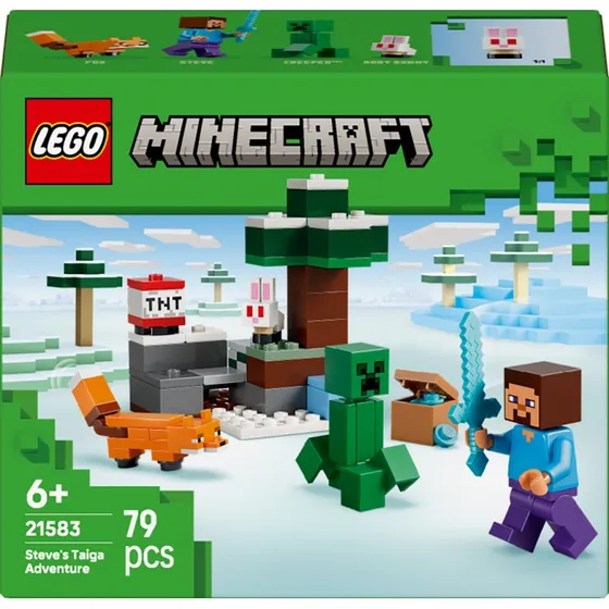 LEGO® Minecraft™ 21583 Steves Abenteuer in der Taiga