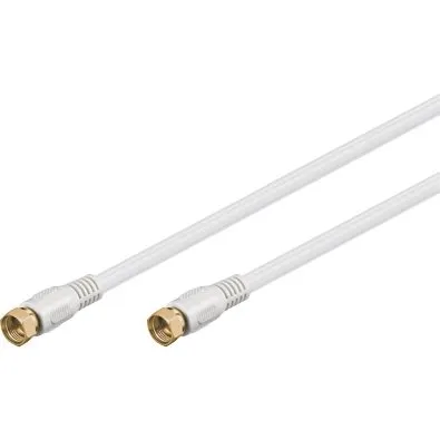 Goobay 11721 SAT-Antennenkabel 1,5 m wei