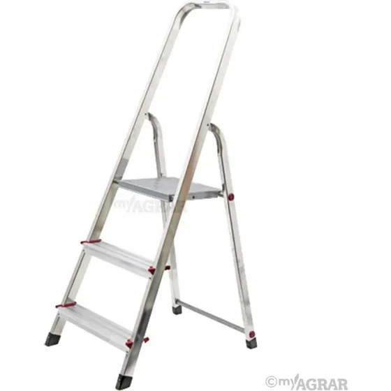 CORDA Stufen-Stehleiter 6 Stufen Alu