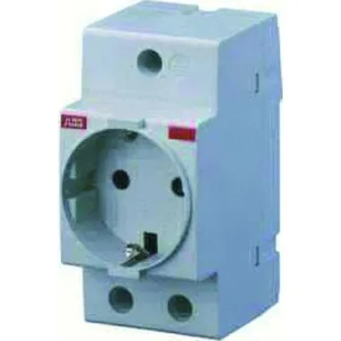 ABB M1175 Schuko Steckdose 16A, 2,5 Modul, grau