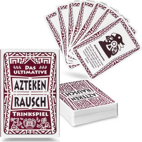 Aztekenrausch  Geselliges Karten-Saufspiel fr Partys