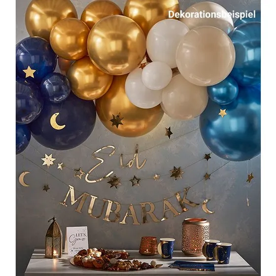 LUXE Balloon Arch Kit: Navy, Gold & Cream