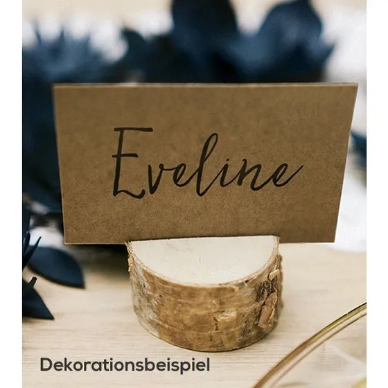 Vintage Tischkartenhalter Holz 10 Stück (3-4 cm)