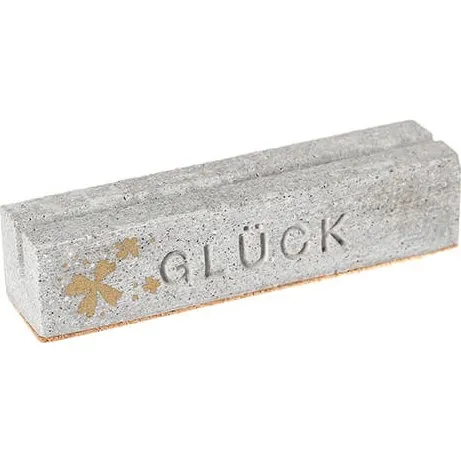 Good old friends Kartenhalter Glück aus Terrazzo