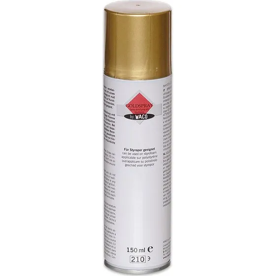 WACO 219000474 Goldspray 150 ml goldfarben