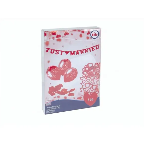 Just Married Party-Set 8-teilig