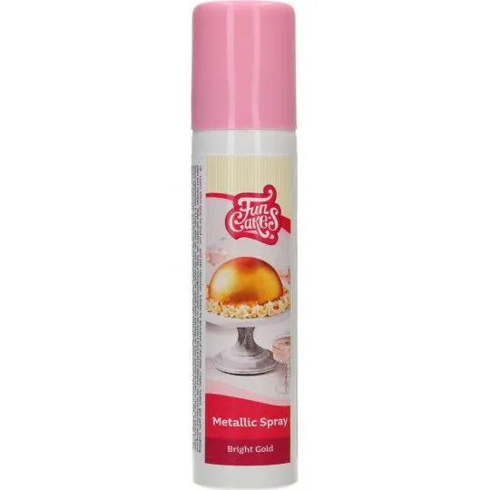 Funcakes Metallic Spray Gold 100 ml