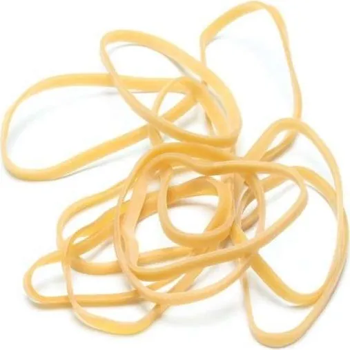 Gummibänder 50x10x1,2mm (10 Stück) natur