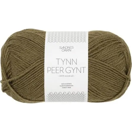 Sandnes Tynn Peer Gynt 50g Dark Olive