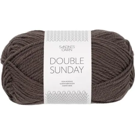 Sandnes Garn Double Sunday Mørk Sjokolade 50g