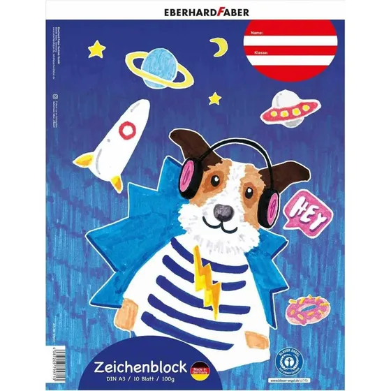 Eberhard Faber Zeichenblock A3 10 Blatt 100 g/m²