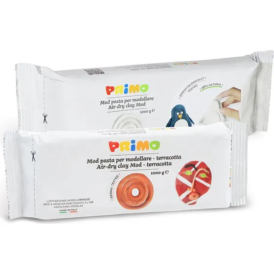 Primo Lufttrocknende Modelliermasse 1 kg, Terracotta