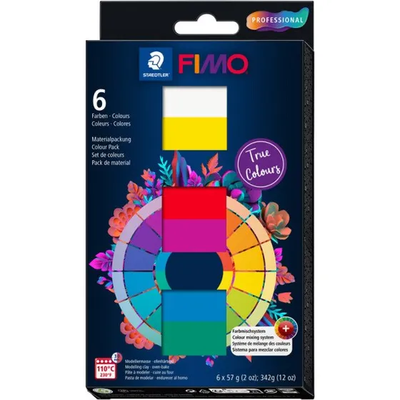 FIMO PROFESSIONAL True Colours 6er Set, 6 x 57 g