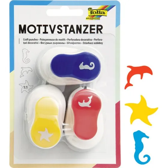 folia Motivstanzer Ganzjahresmotive klein Set 3