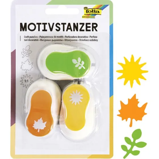 folia Motivstanzer Ganzjahresmotive klein Set 2