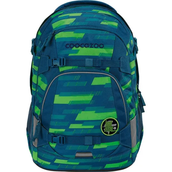 coocazoo MATE Schulrucksack Lime Stripe 30 L