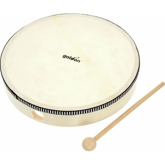 Goldon 35250 Tamburine 25 cm Naturfell