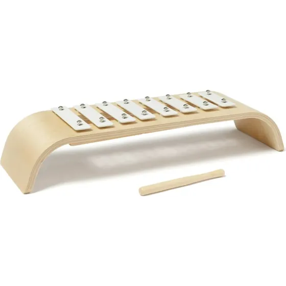 Kids Concept Xylophon aus Holz, Weiß, ab 18 Monaten