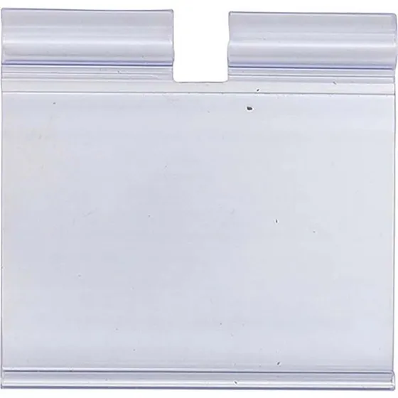 BGS Etikettentasche Kunststoff 52 x 40 mm transparent