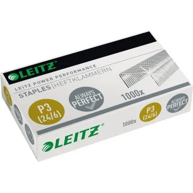 Leitz Heftklammern 24/6 verzinkt, 1000 Stück