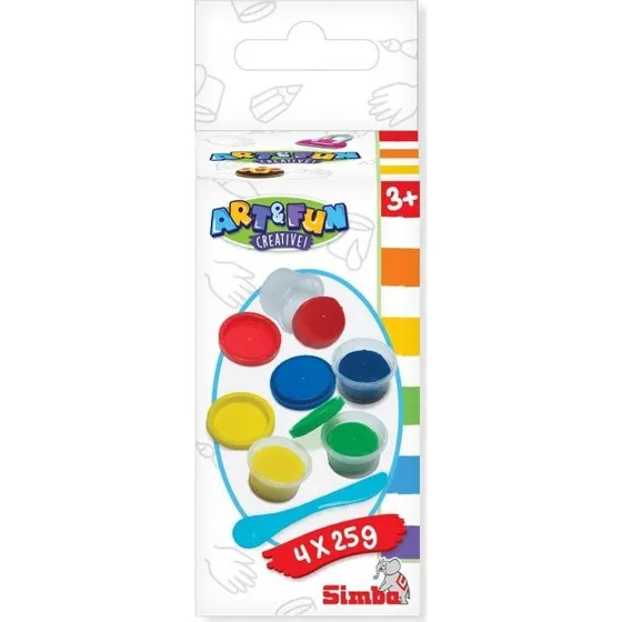 Simba ART & FUN Knetdosen 4x 25g