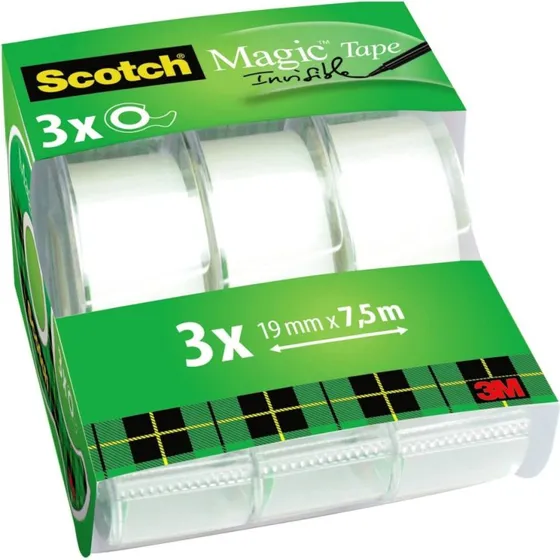 3M Scotch Magic™ Unsichtbares Klebeband 3x19 mm x 7,5 m mit Handabroller