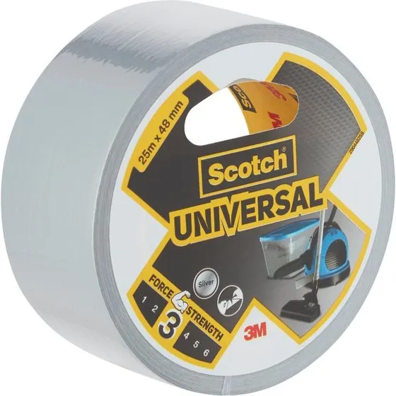 Scotch® Universal Klebeband 2904, silber, 25 m x 48 mm