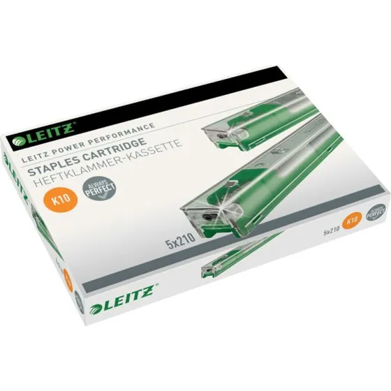 Leitz Heftklammer-Kassette K10 grün für Blockheftgerät 5551