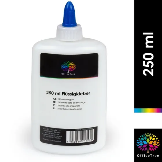 OfficeTree Bastelkleber 250 ml  transparent, wasserbasis